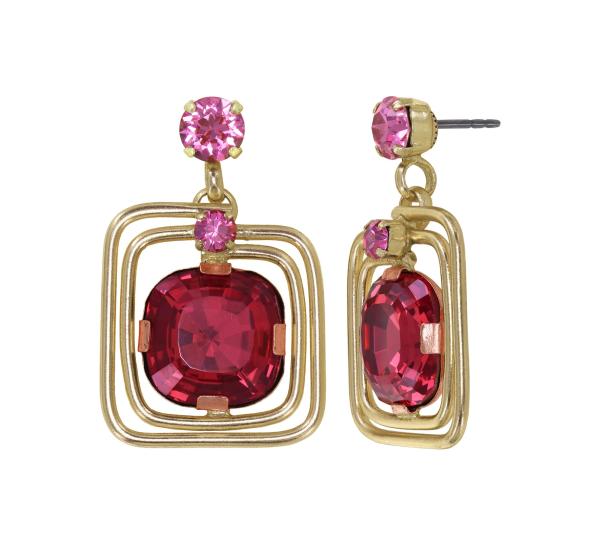 Coralline/Pink - To The Max - Konplott earrings